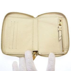 美品 ルイヴィトン モノグラム アンプラント ポルトフォイユ スクレット コンパクト M93432 ネージュ 2つ折り財布 ラウンドファスナー 財布 0002【中古】LOUIS VUITTON