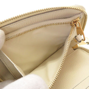 美品 ルイヴィトン モノグラム アンプラント ポルトフォイユ スクレット コンパクト M93432 ネージュ 2つ折り財布 ラウンドファスナー 財布 0002【中古】LOUIS VUITTON