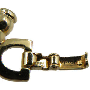 美品 クリスチャン ディオール メタル ゴールド ネックレス チョーカー アクセサリー 0017【中古】Christian Dior