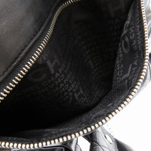 美品 シャネル ジャケットバッグ ラムスキン ブラック マトラッセ 8番台 ココマーク ボディバッグ 0031 【中古】 CHANEL