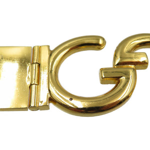 グッチ メタル ゴールド ヴィンテージ GG ベルト レディース 0115【中古】GUCCI