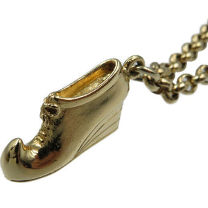 美品 サルヴァトーレフェラガモ ヴィンテージ メタル ゴールド 靴モチーフ ネックレス 0053【中古】Salvatore Ferragamo