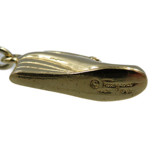 美品 サルヴァトーレフェラガモ ヴィンテージ メタル ゴールド 靴モチーフ ネックレス 0053【中古】Salvatore Ferragamo