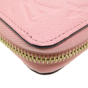 新品同様 ルイ ヴィトン モノグラム アンプラント ジッピーウォレット ローズプードル M64090 ラウンドファスナー長財布 財布 0073【中古】LOUIS VUITTON