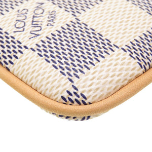 新品同様 ルイヴィトン ダミエアズール N60027 ポシェットミラMM アクセサリーポーチ 0054【中古】LOUIS VUITTON