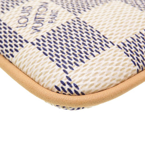 新品同様 ルイヴィトン ダミエアズール N60027 ポシェットミラMM アクセサリーポーチ 0054【中古】LOUIS VUITTON