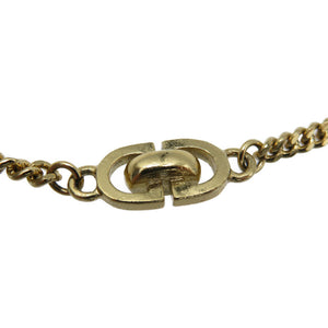 美品 クリスチャンディオール ヴィンテージ CDロゴ メタル ゴールド ネックレス 0088【中古】Christian Dior