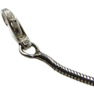 ティファニー ハート シルバー925 K18 シルバー ゴールド ネックレス 0141【中古】TIFFANY&Co.