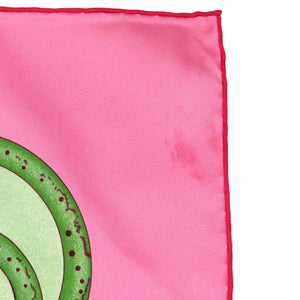 美品 エルメス カレ90 La Danse du Cosmos 宇宙のダンス シルク ピンク スカーフ 0153 【中古】 HERMES