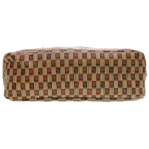 新品同様 モロー パリ モノグラム レザー ブラウン ブラック トートバッグ バッグ 茶 黒0072 【中古】 MOREAU PARIS