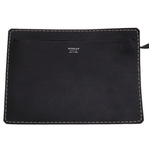 新品同様 モロー パリ モノグラム レザー ブラウン ブラック トートバッグ バッグ 茶 黒0072 【中古】 MOREAU PARIS