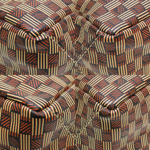 新品同様 モロー パリ モノグラム レザー ブラウン ブラック トートバッグ バッグ 茶 黒0072 【中古】 MOREAU PARIS