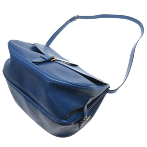 ルイ ヴィトン エピ ソミュール35 スペシャルオーダー SPO トレドブルー ショルダーバッグ バッグ 青 LV 0115 【中古】 LOUIS VUITTON