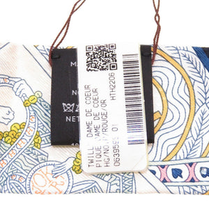 未使用 エルメス ツイリー ビジュー ピケ ハートのクイーン DAME DE COEUR シルク ブラック レッド 黒 赤 スカーフ 0126【中古】HERMES
