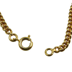 美品 セリーヌ リボン パンプス メタル ゴールド ネックレス 0049【中古】CELINE