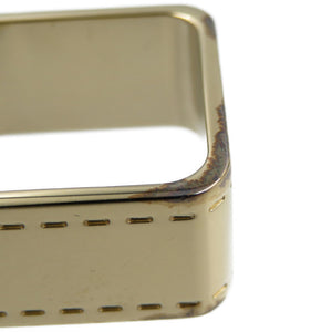 新品同様 エルメス ボルデュック メタル ゴールド スカーフリング 0056【中古】HERMES