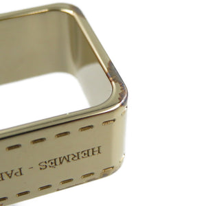 新品同様 エルメス ボルデュック メタル ゴールド スカーフリング 0056【中古】HERMES