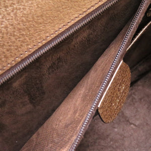 新品同様 グッチ バンブー レザー ブロンズ 000 926 2WAYハンドバッグ バッグ 0061 【中古】 GUCCI