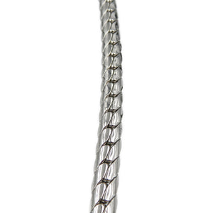 美品 クリスチャンディオール メタル ラインストーン シルバー ネックレス 0078【中古】Christian Dior