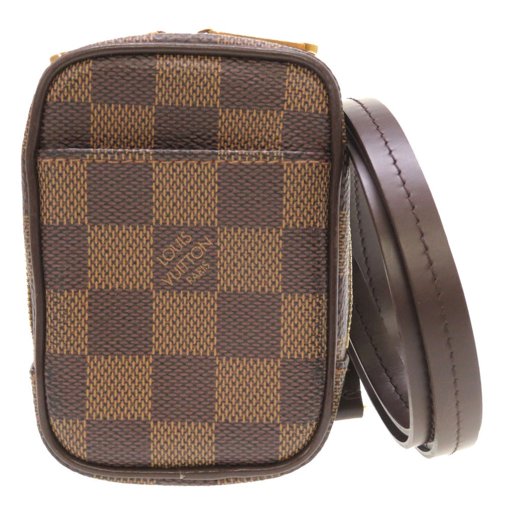 美品 ルイ ヴィトン ダミエ エテュイ オカピPM エベヌ M61738 ショルダーバッグ バッグ LV 0069 【中古】 LOUIS VUITTON