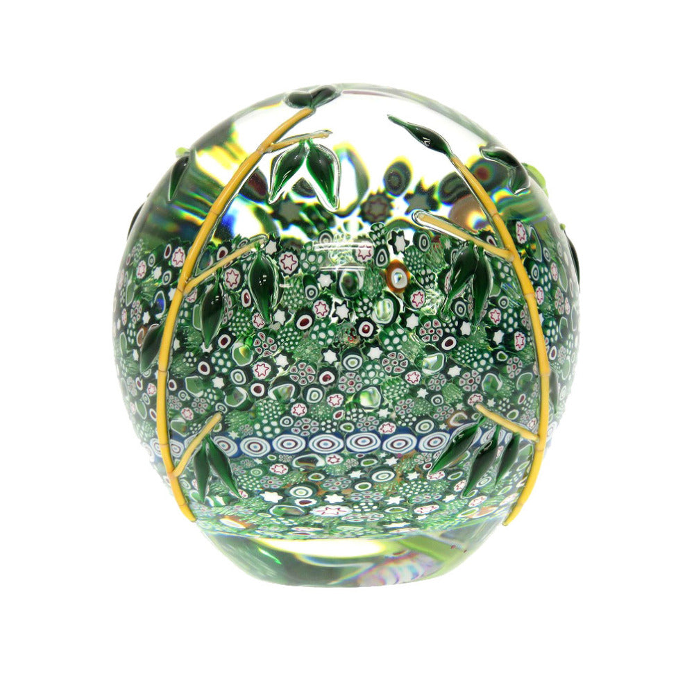 未使用 サンルイ ペーパーウェイト トラ 虎 ガラス クリア グリーン オブジェ 0072 【中古】 SAINT LOUIS