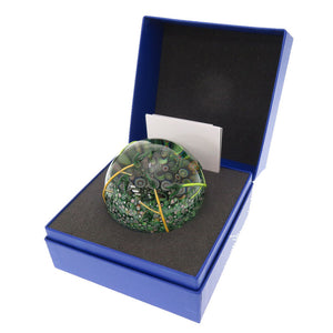 未使用 サンルイ ペーパーウェイト トラ 虎 ガラス クリア グリーン オブジェ 0072 【中古】 SAINT LOUIS