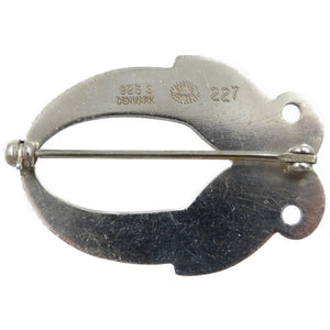 ジョージジェンセン ヴィンテージ 花 227 シルバー925 ブローチ 0100【中古】GEORG JENSEN