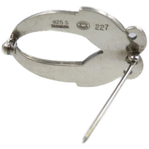 ジョージジェンセン ヴィンテージ 花 227 シルバー925 ブローチ 0100【中古】GEORG JENSEN