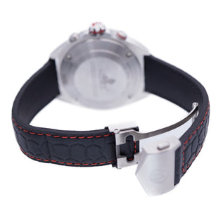 新品同様 タグホイヤー フォーミュラ1 マリオカート クロノグラフ CAZ201E.FC6517 自動巻き 腕時計 SS/型押しレザー ブラック 黒文字盤 0102【中古】TAG HEUER メンズ