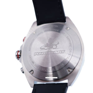 新品同様 タグホイヤー フォーミュラ1 マリオカート クロノグラフ CAZ201E.FC6517 自動巻き 腕時計 SS/型押しレザー ブラック 黒文字盤 0102【中古】TAG HEUER メンズ