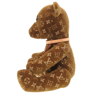 新品同様 ルイ ヴィトン モノグラム ドゥドゥ テディベア 2021年限定 GI0616 ベロア クマ ぬいぐるみ LV 0023 【中古】 LOUIS VUITTON