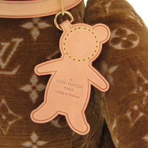 新品同様 ルイ ヴィトン モノグラム ドゥドゥ テディベア 2021年限定 GI0616 ベロア クマ ぬいぐるみ LV 0023 【中古】 LOUIS VUITTON
