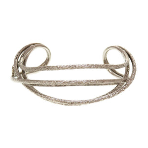 美品 クリスチャンディオール CDロゴ メタル シルバー ブレスレット バングル 0029【中古】Christian Dior