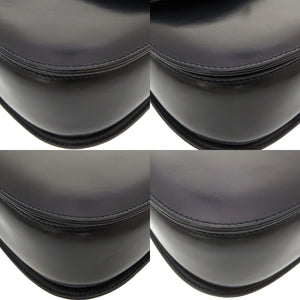 グッチ バンブー レザー ネイビー 000 46 0188 2WAY ハンドバッグ バッグ 紺 0043 【中古】 GUCCI