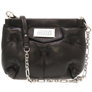 メゾン マルジェラ グラムスラム レッドカーペット ミニ レザー ブラック 黒 チェーン ショルダーバッグ 0060【中古】Maison Margiela