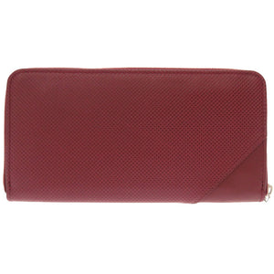 ボッテガヴェネタ マルコポーロ レザー ボルドー 573431 ラウンドファスナー 長財布 財布 赤 0075 【中古】 BOTTEGAVENETA