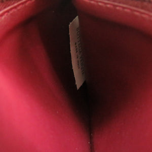 ボッテガヴェネタ マルコポーロ レザー ボルドー 573431 ラウンドファスナー 長財布 財布 赤 0075 【中古】 BOTTEGAVENETA