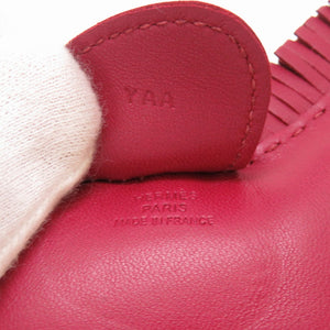 新品同様 エルメス ロデオMM アニューミロ ルビー Y刻印(2020年製) バッグチャーム キーホルダー 0078 【中古】 HERMES ロデオチャームMM