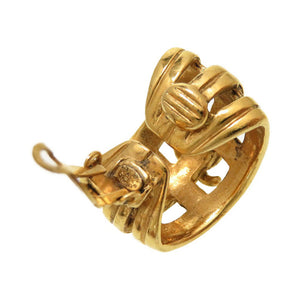 美品 シャネル ココマーク 96P メタル ゴールド イヤリング 0101【中古】CHANEL