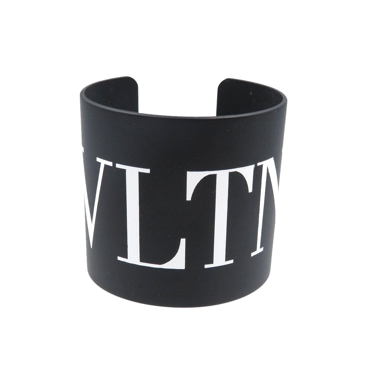 美品 ヴァレンティノ・ガラヴァーニ VLTN メタル ブラック バングル 0009【中古】VALENTINO GARAVANI