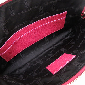 新品同様 モラビト × ルシアンぺラフィネ レザー ピンク ショルダーバッグ バッグ 0028 【中古】 MORABITO × Lucien Pellat-Finet