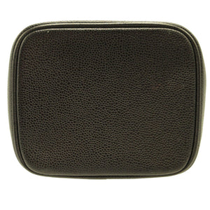 シャネル 縦型 4番台 キャビアスキン ブラック 黒 ヴァニティバッグ バッグ 0124【中古】CHANEL