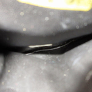 シャネル 縦型 4番台 キャビアスキン ブラック 黒 ヴァニティバッグ バッグ 0124【中古】CHANEL