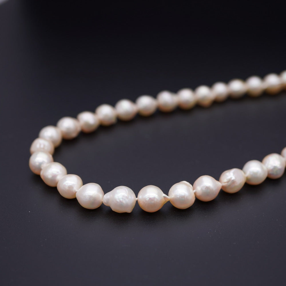 美品 山勝真珠 12mm パール ネックレス ネックレス パール/K18YG イエローゴールド アクセサリー 0127【中古】レディース