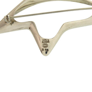 美品 ジョージジェンセン ヘニング コッペル モダニスト デンマーク 376 シルバー925 銀 ブローチ 0217【中古】Georg Jensen