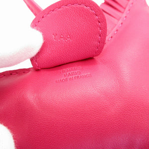 新品同様 エルメス ロデオチャームMM アニューミロ Y刻印(2020年製) ローズメキシコ バッグチャーム キーホルダー 0054【中古】HERMES