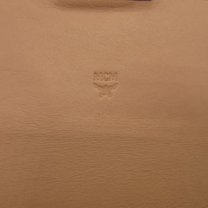 美品 エムシーエム 8APA11 レザー シャンパンゴールド チェーンウォレット ショルダーバッグ 長財布 財布 0059【中古】MCM