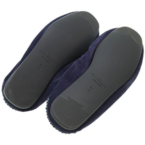 新品同様 フェラガモ Fabrizio タッセル ローファー スウェード ブルー サイズ6.5 シューズ 0092【中古】Salvatore Ferragamo メンズ