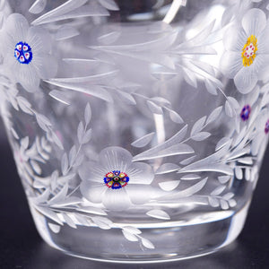 新品同様 サンルイ ピッチャー フラワーデザイン クリスタル ガラス クリア 0110【中古】SAINT LOUIS