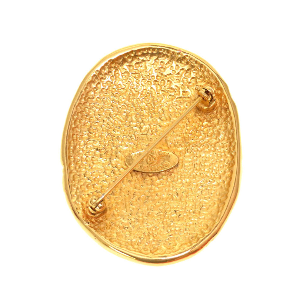 美品 シャネル クラウン 王冠 ココマーク ヴィンテージ ゴールド ブローチ アクセサリー 0233 【中古】 CHANEL